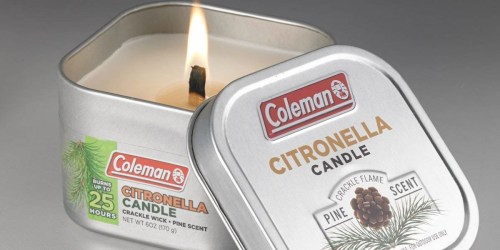 Amazon: Coleman Pine-Scented Citronella Candle Just $2.94 Shipped