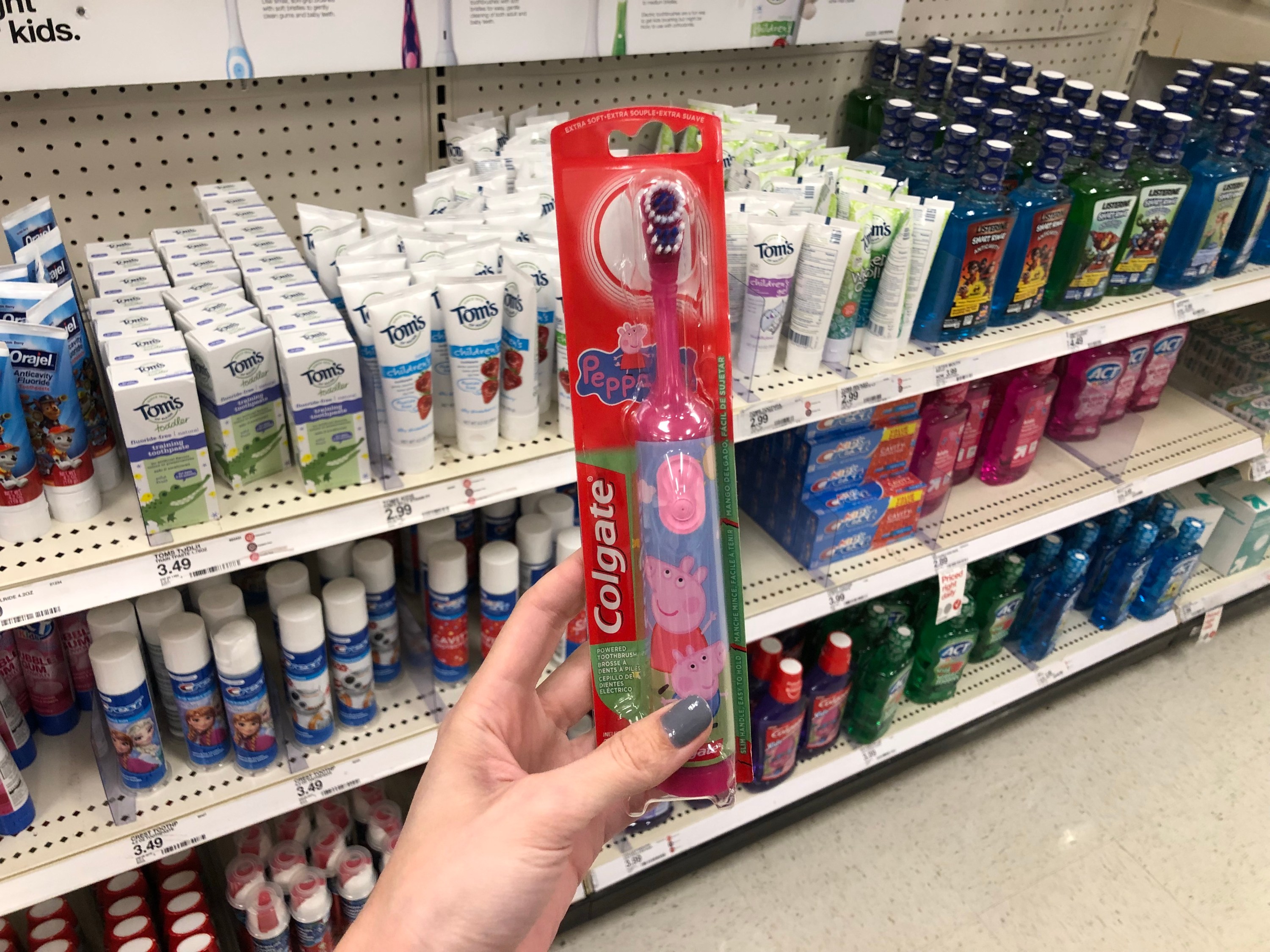 Colgate Kids Powered Toothbrushes 2.49 Each After Target Gift Card