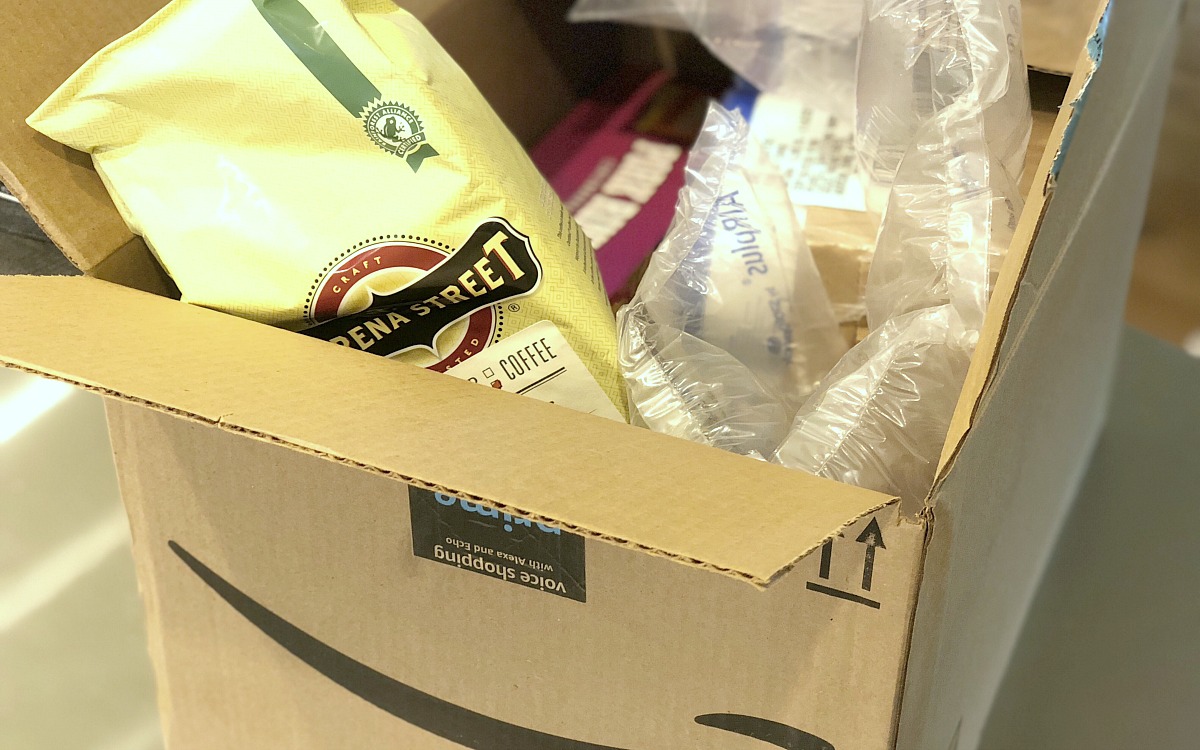amazon subscribe & save for convenience and savings — collin's amazon order with coffee bag