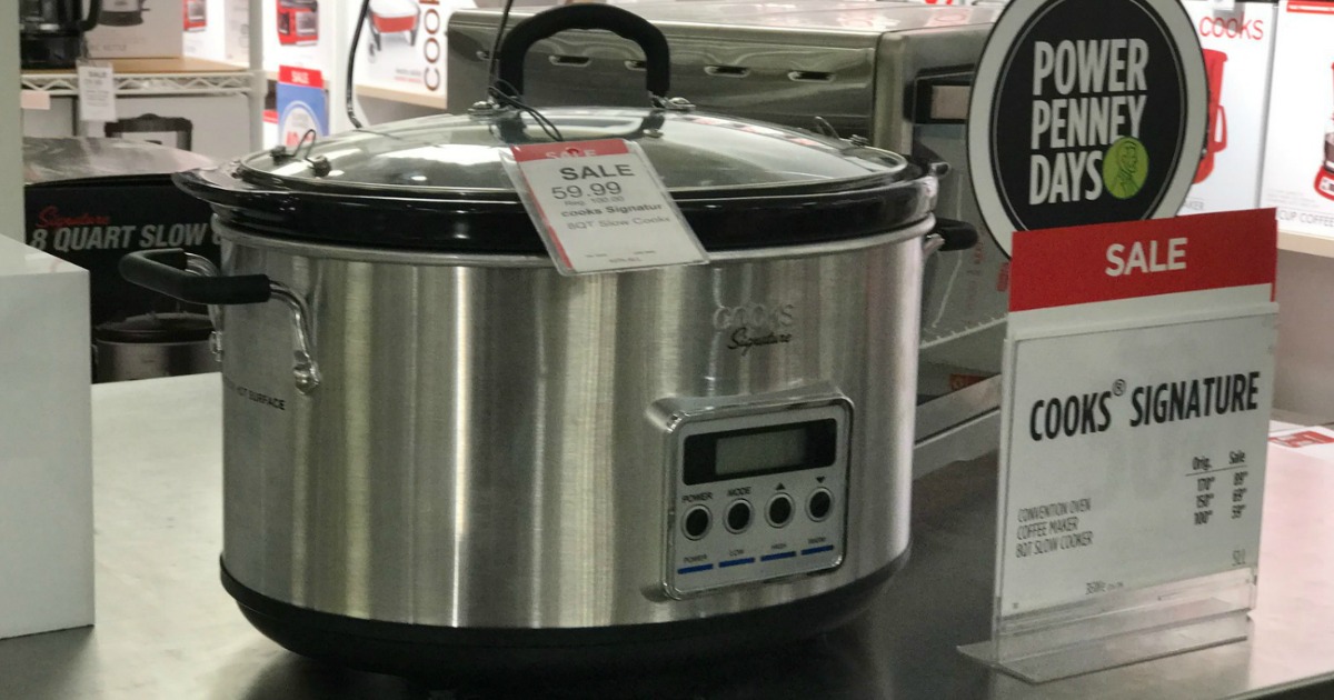 Cooks 8Quart Slow Cooker Only 25.49 at (Regularly 100