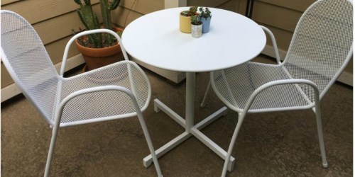Threshold 3-Pc Metal Patio Bistro Set Only $80.50 Shipped (Regularly $230) at Target.com