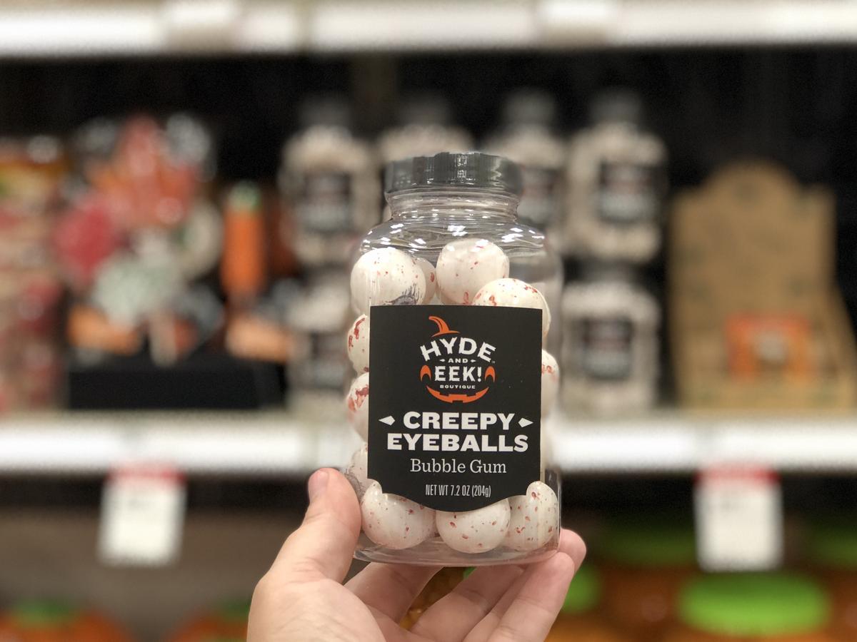 2018 target halloween candy includes – Here, Creepy Eyeballs at Target