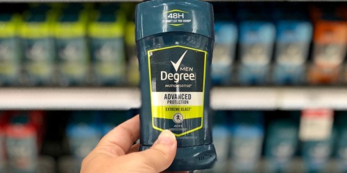 Amazon: FOUR Men’s Degree Deodorants Only $6.73 Shipped (Just $1.68 Each) & More