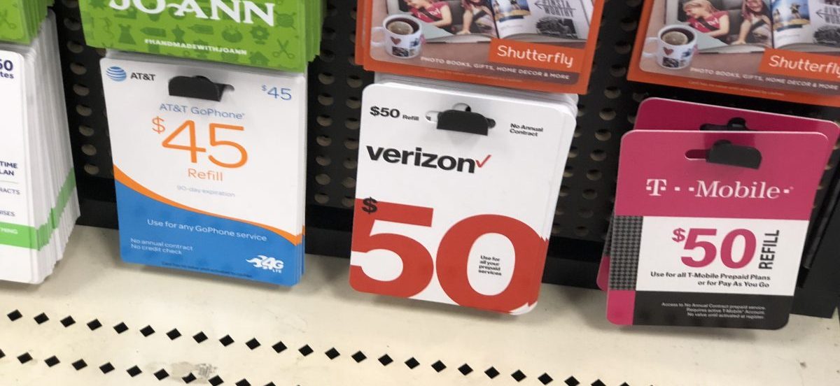 Prepaid Phone Cards at Target
