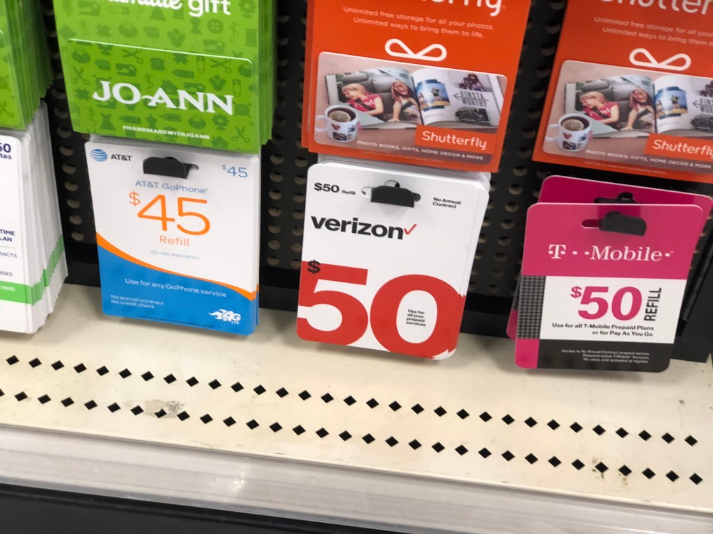 RARE Discounts on Prepaid Phone Cards at Target (Verizon, AT&T, & More