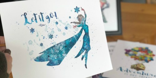 Disney Inspired Character Prints as Low as $5 Each Shipped | Frozen, Cinderella & More