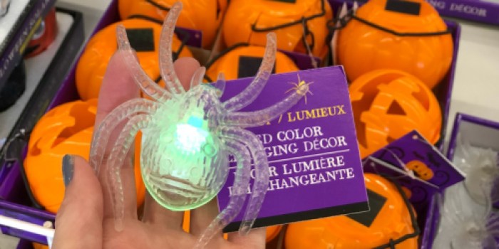 LED Color Changing Spiders, Halloween Solar Lights & More Just $1 Each at Dollar Tree
