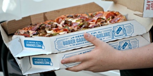 Domino’s Large 2-Topping Pizzas Just $5.99 (Valid for Online Carryout Orders Only)
