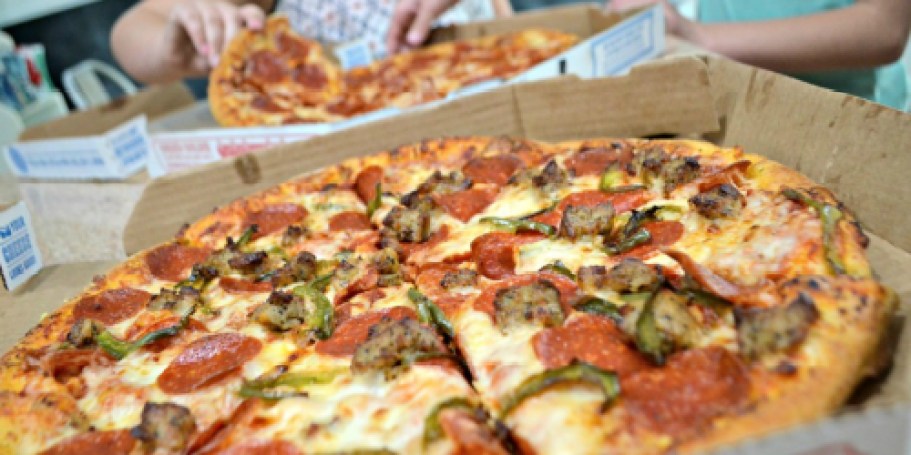 Easy Weekend Dinner! 50% Off ALL Domino’s Pizzas (Includes Gluten-Free, Specialty & Stuffed Crust Options)
