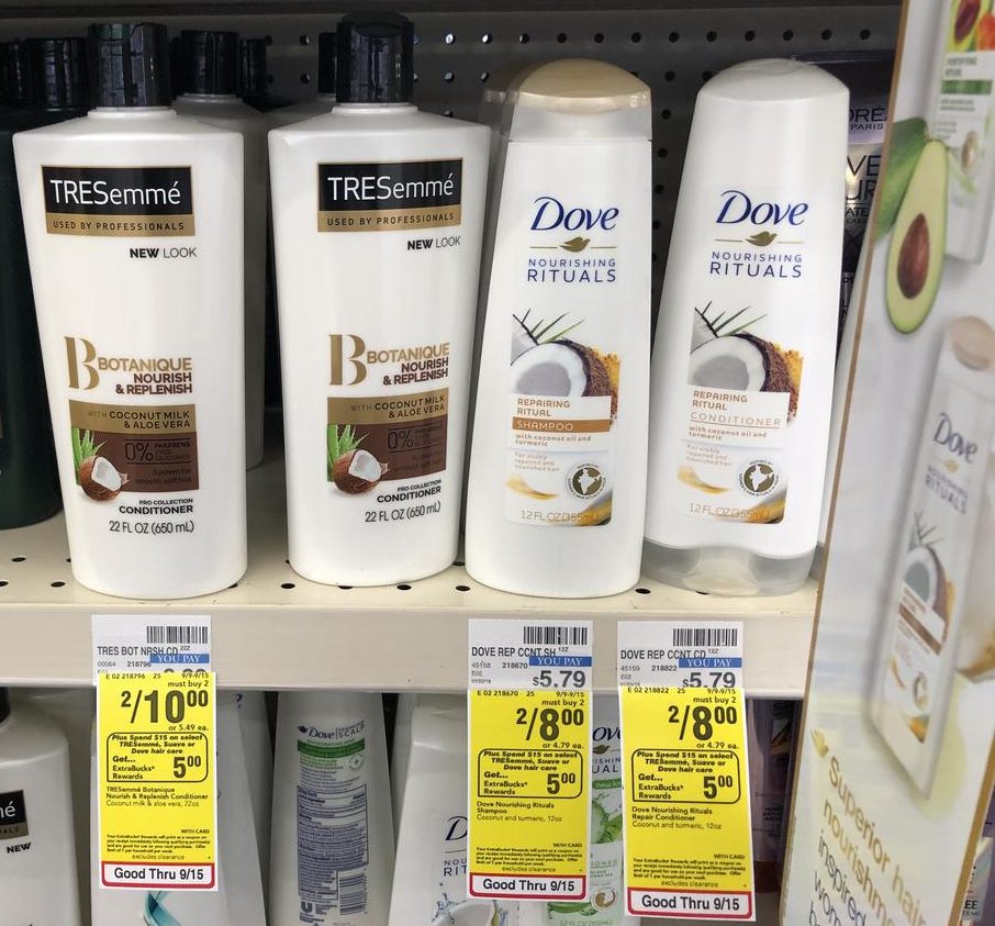 Dove and TRESemme at CVS