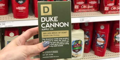 40% Off Duke Cannon Men’s Bar Soap at Target