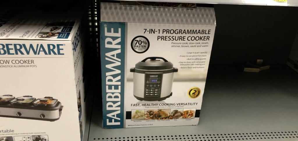 Farberware Programmable Digital Pressure Cooker, 6 Quart
