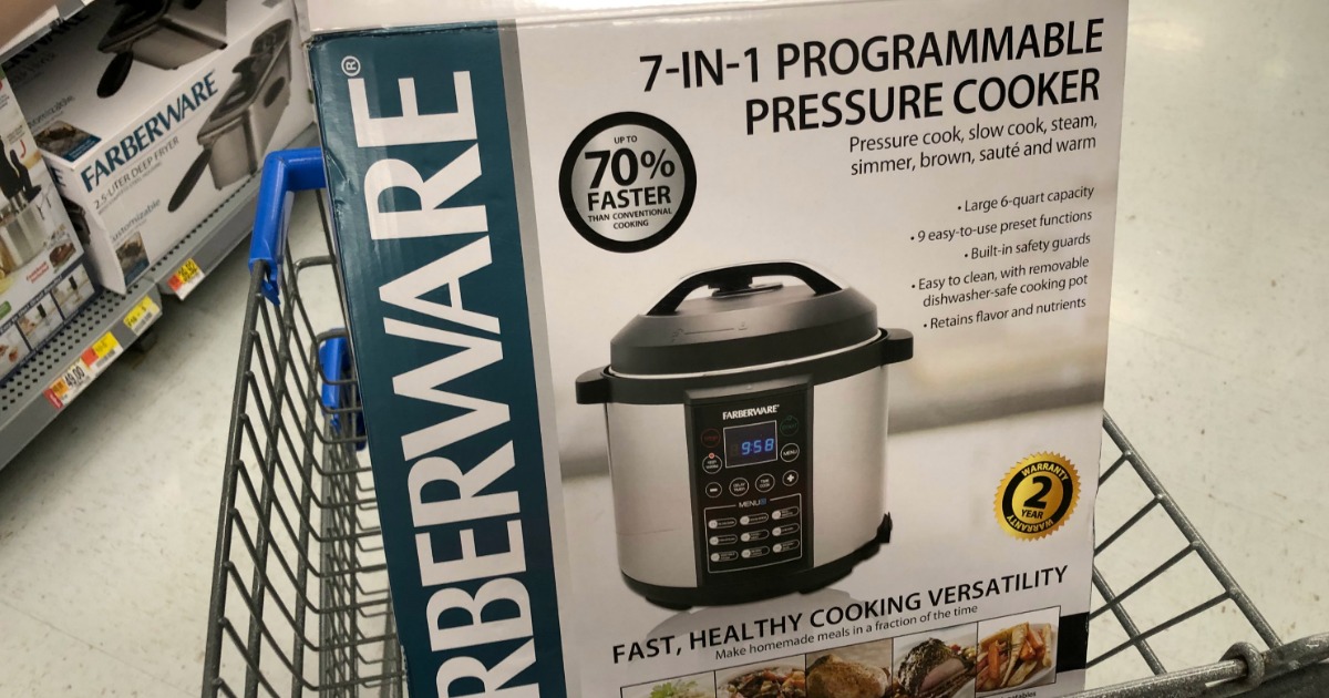 Farberware Programmable Digital Pressure Cooker, 6 Quart - Walmart.com