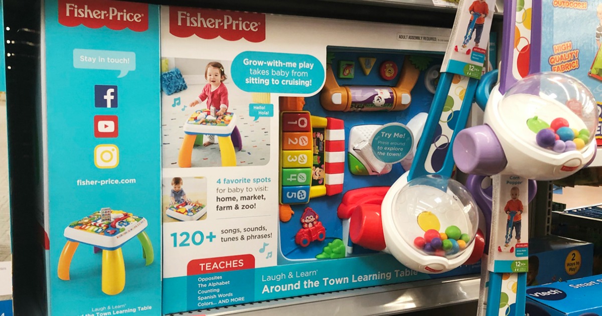 fisher price laugh and learn around the town table
