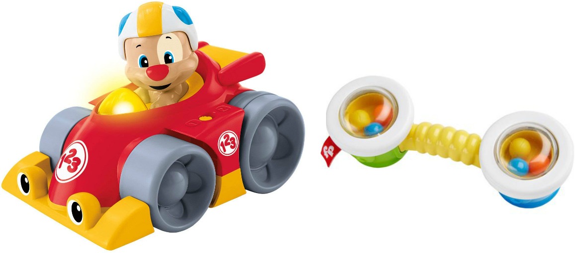 fisher price puppy press and go car