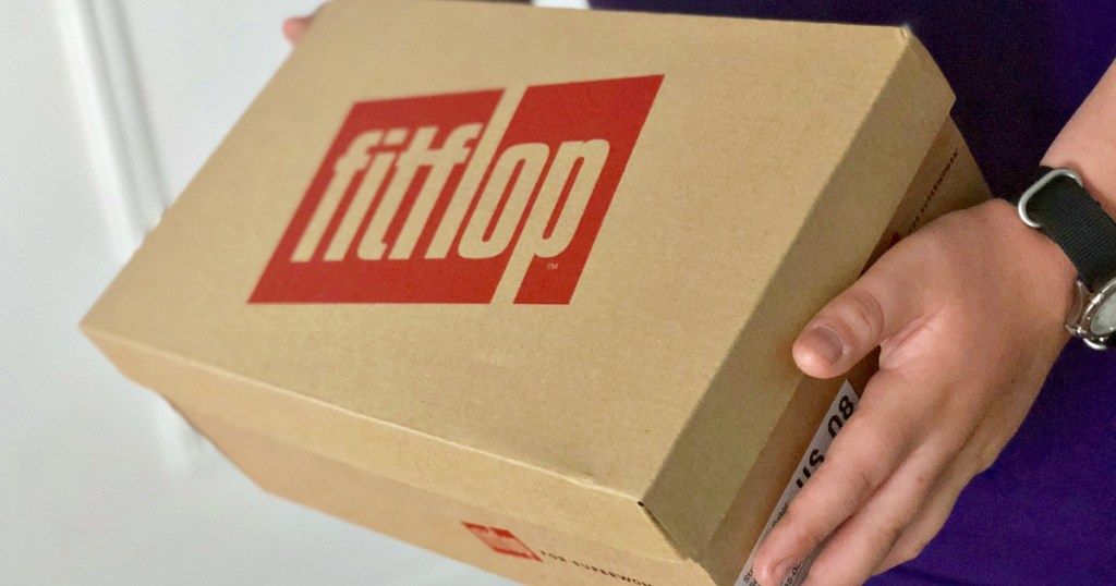 FitFlop Shoe Box being held 
