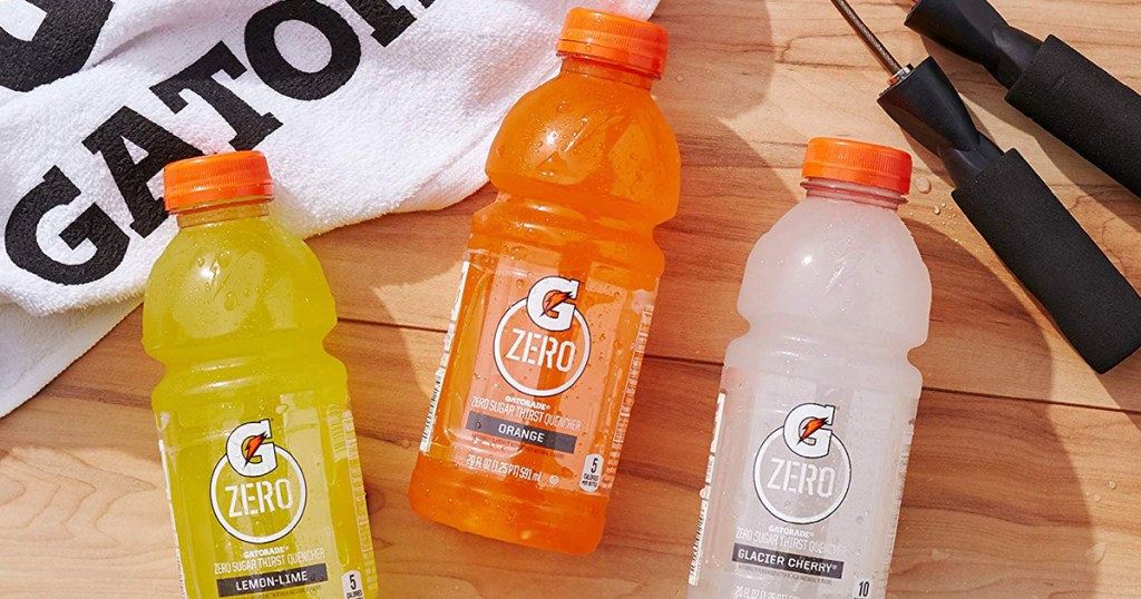 Amazon Gatorade 20Ounce Bottle 12Pack Only 9.60 (Just 80¢ Each