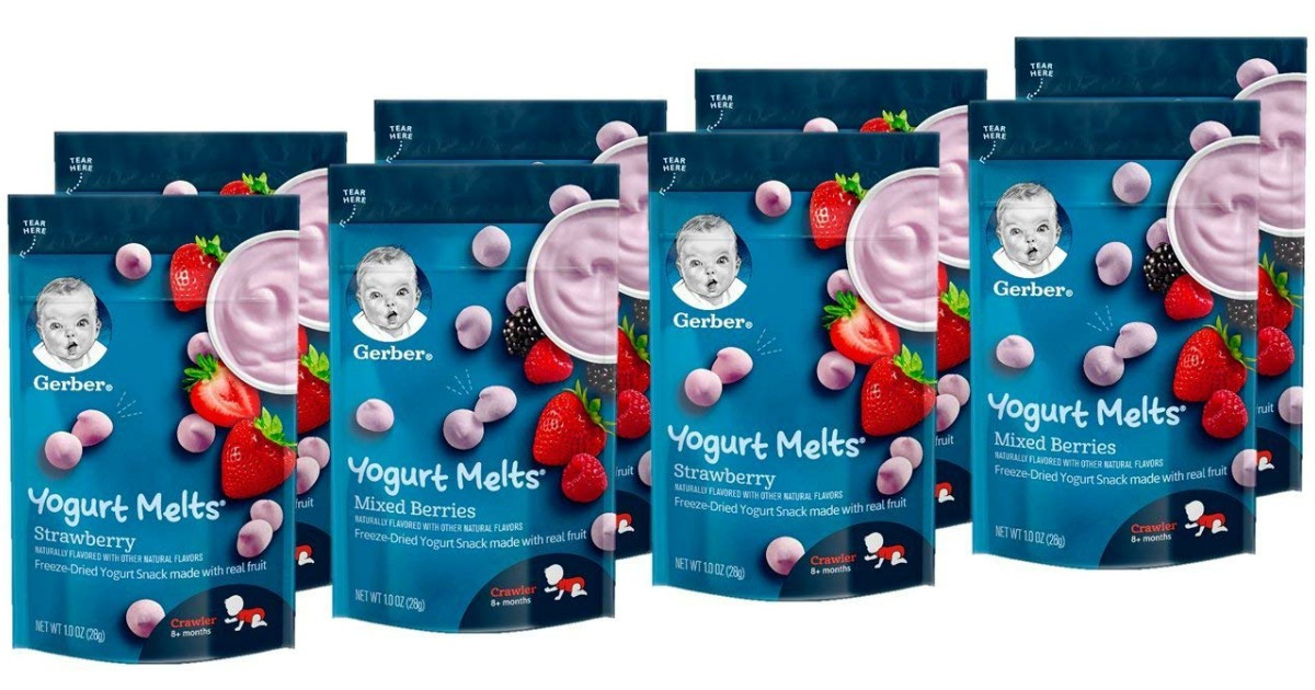 Amazon: Gerber Graduates Yogurt Melts 8-Count Only $16.49 Shipped