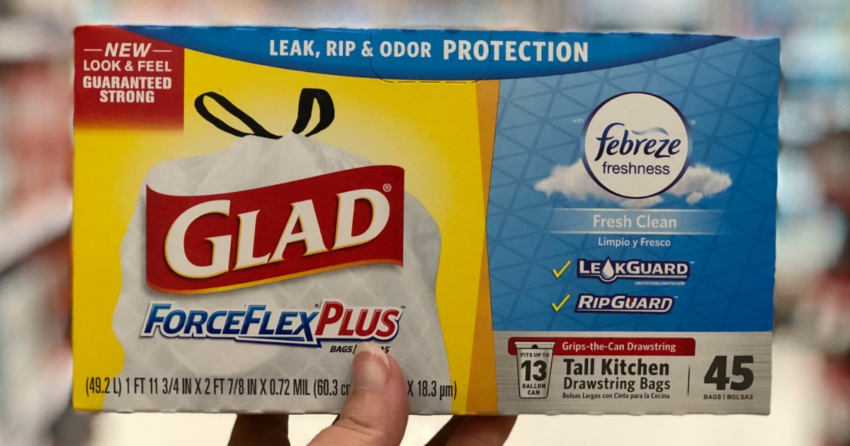 Glad ForceFlex Plus Trash Bags Just 7.32 Each at Target (Regularly 11)