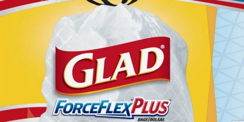 Amazon: Glad ForceFlexPlus Tall Kitchen Trash Bags 80-Count Only $7.78 Shipped