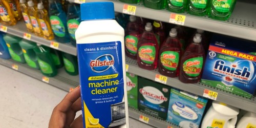 Glisten Dishwasher Magic Machine Cleaner Just $1.23 After Cash Back at Walmart