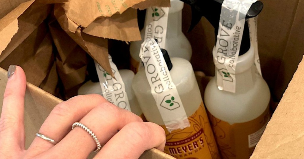 Get a free mrs meyers gift set from Grove Collaborative, including Fall Edition Scents