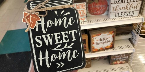 Michaels: Fall Home Decor Signs Only $4 (Regularly $10) – Today Only from 3PM-Close