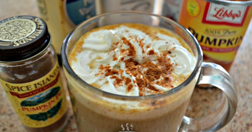 homemade pumpkin spice latte