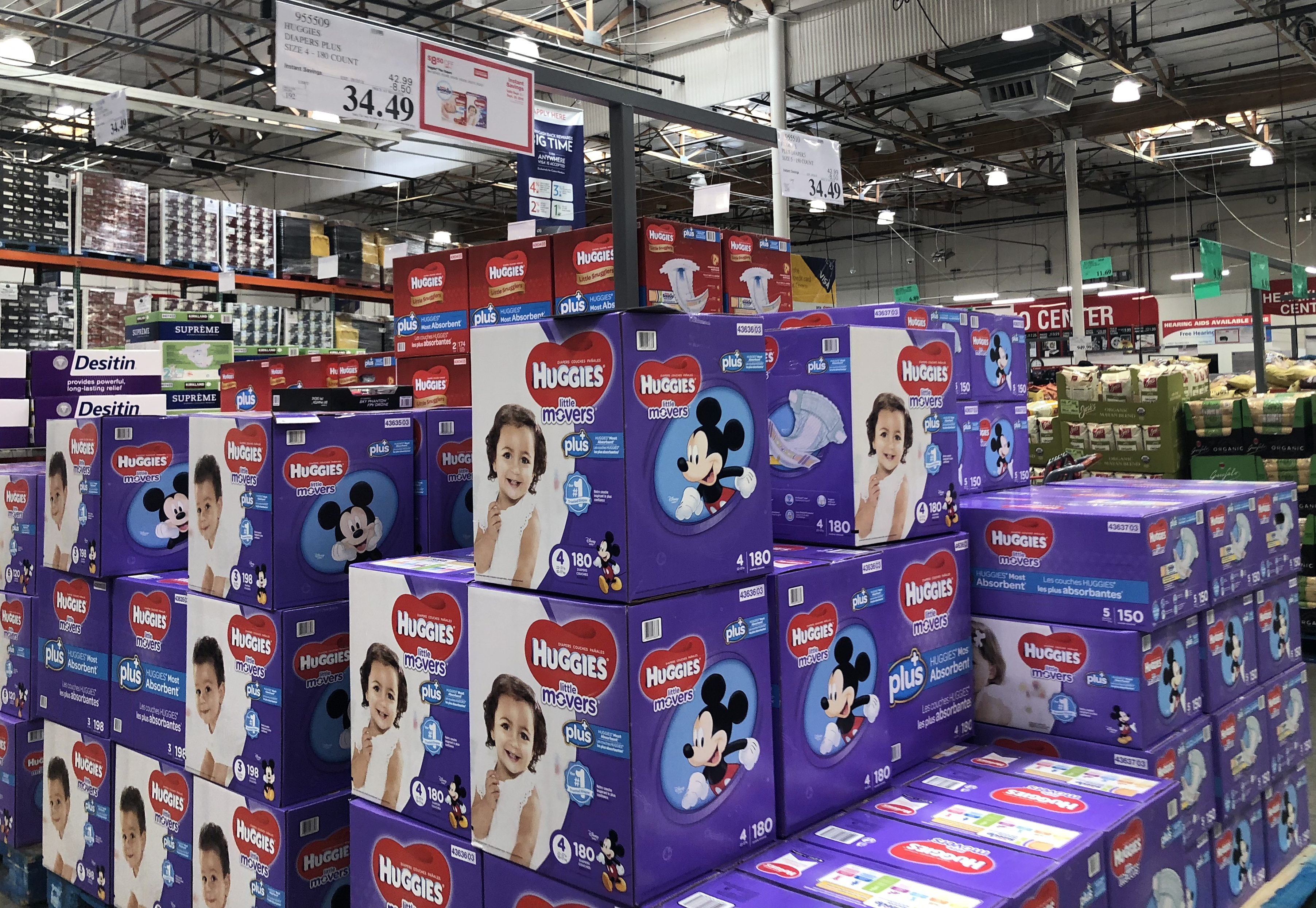 Costco Monthly Deals for September 2018 - Huggies diapers at Costco