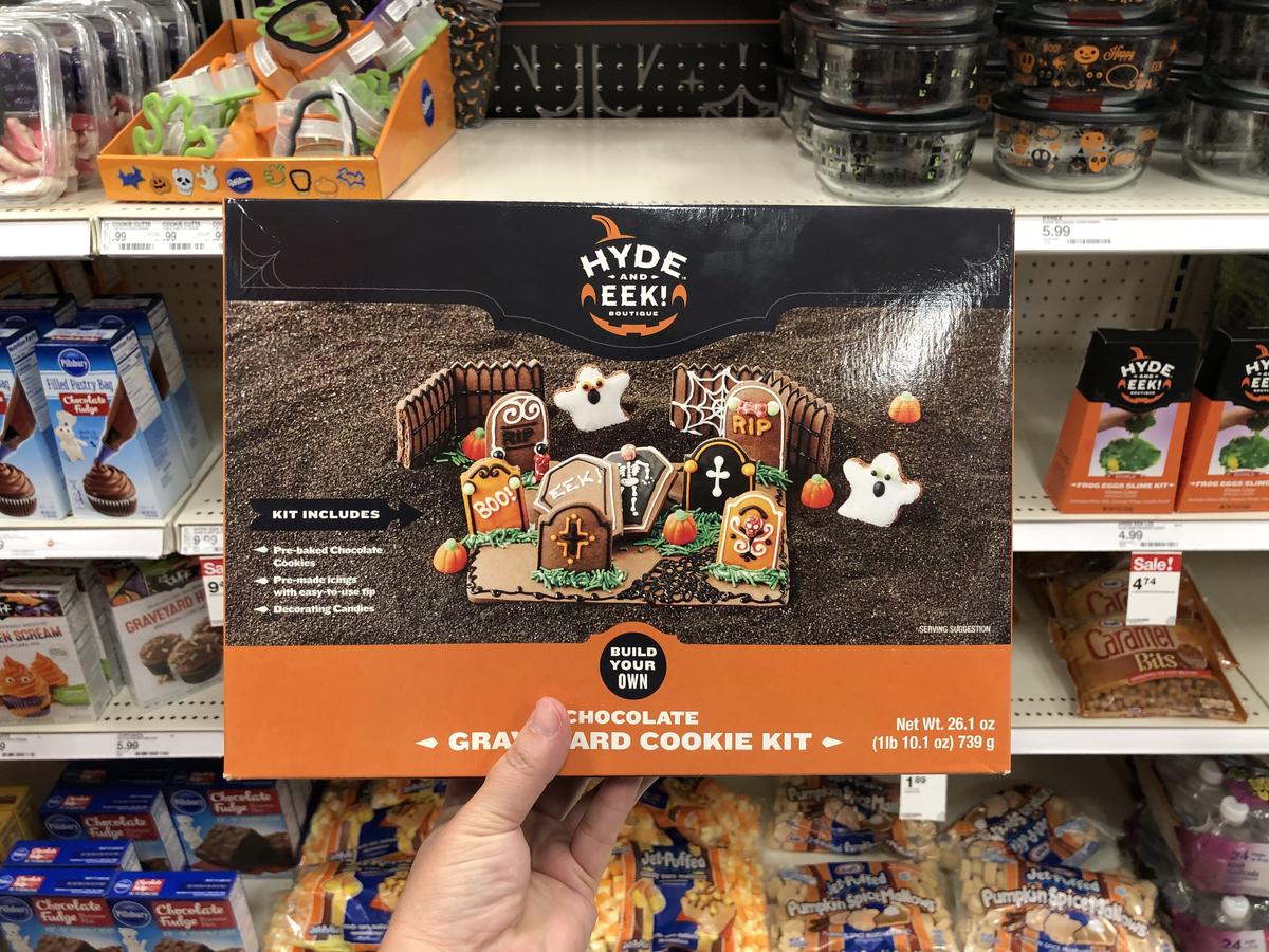 2018 target halloween candy includes Hyde and Eek Graveyard Cookie Kit