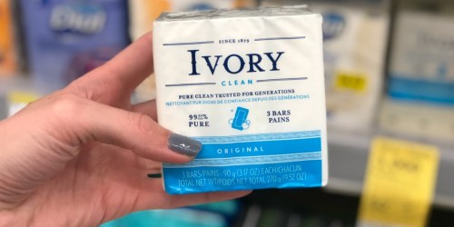 Ivory Bar Soap 3-Count Packs Only 82¢ Each at Walgreens (Regularly $3)