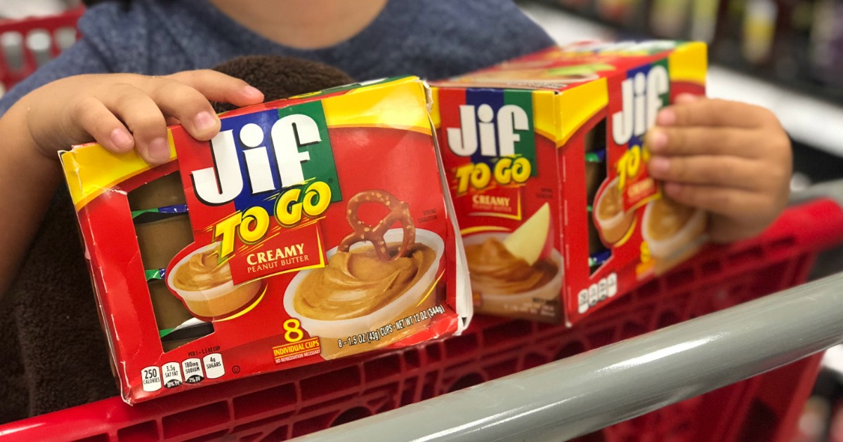Over 40% Off Jif TO GO Peanut Butter 8 Packs at Target
