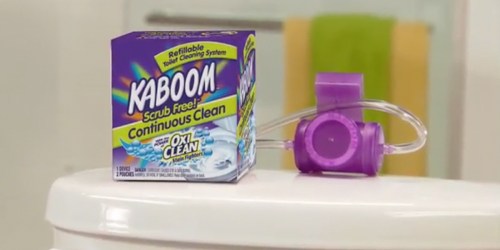Kaboom + Oxi Clean Toilet Cleaning System w/ 2 Refills Only $7.59 Shipped on Amazon