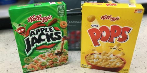 Kellogg’s Cereal Only $1.49 Shipped at Walgreens.com