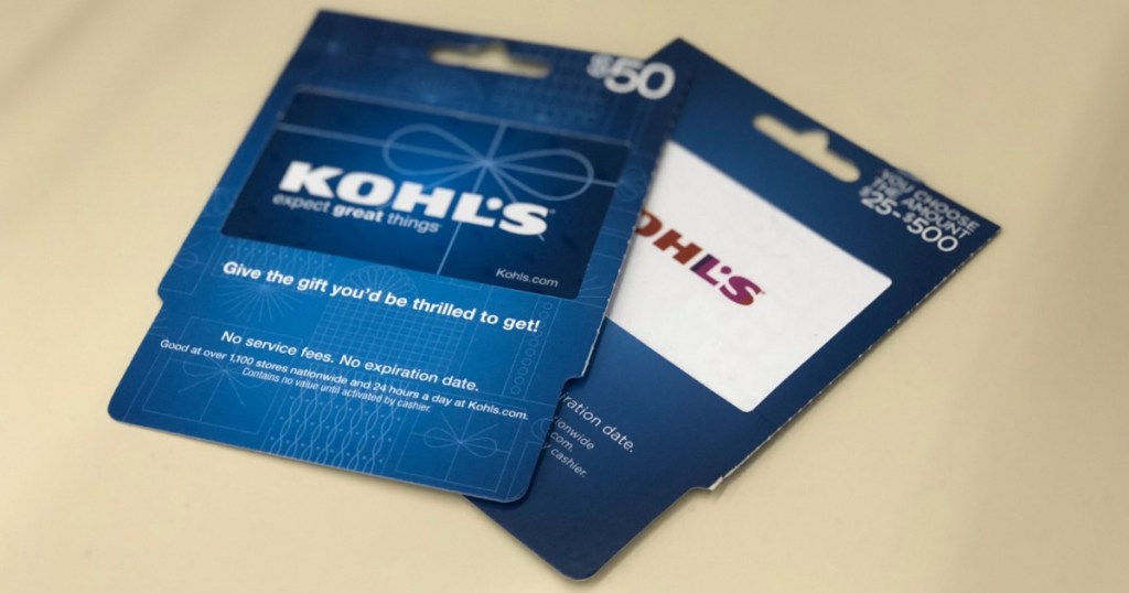 Kohl's gift cards