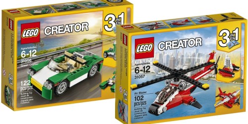 Amazon: LEGO Creator 3-in-1 Cruiser & Air Blazer Bundle Just $12.22 (Regularly $20) – Only $6.11 Per Set