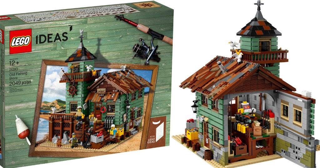 Building & Placing Old Fishing Store LEGO Set 21310 
