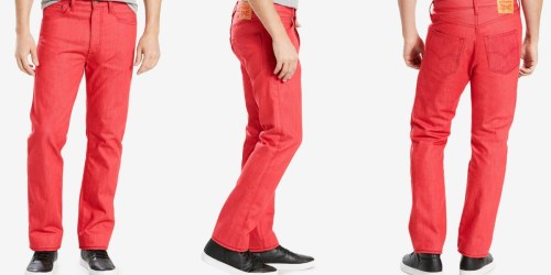 Over 70% Off Men’s Levi’s Jeans at Macy’s (FUN Colors)