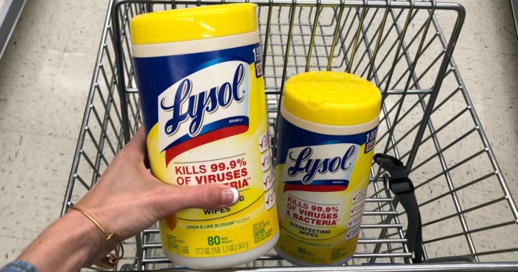 Lysol Disinfecting Wipes 240-Count Only $9.97 on Amazon & Walmart.com | In-Stock Now