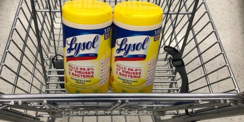 Lysol Disinfecting Wipes 240-Count Only $8.40 Shipped on Amazon (Regularly $16)