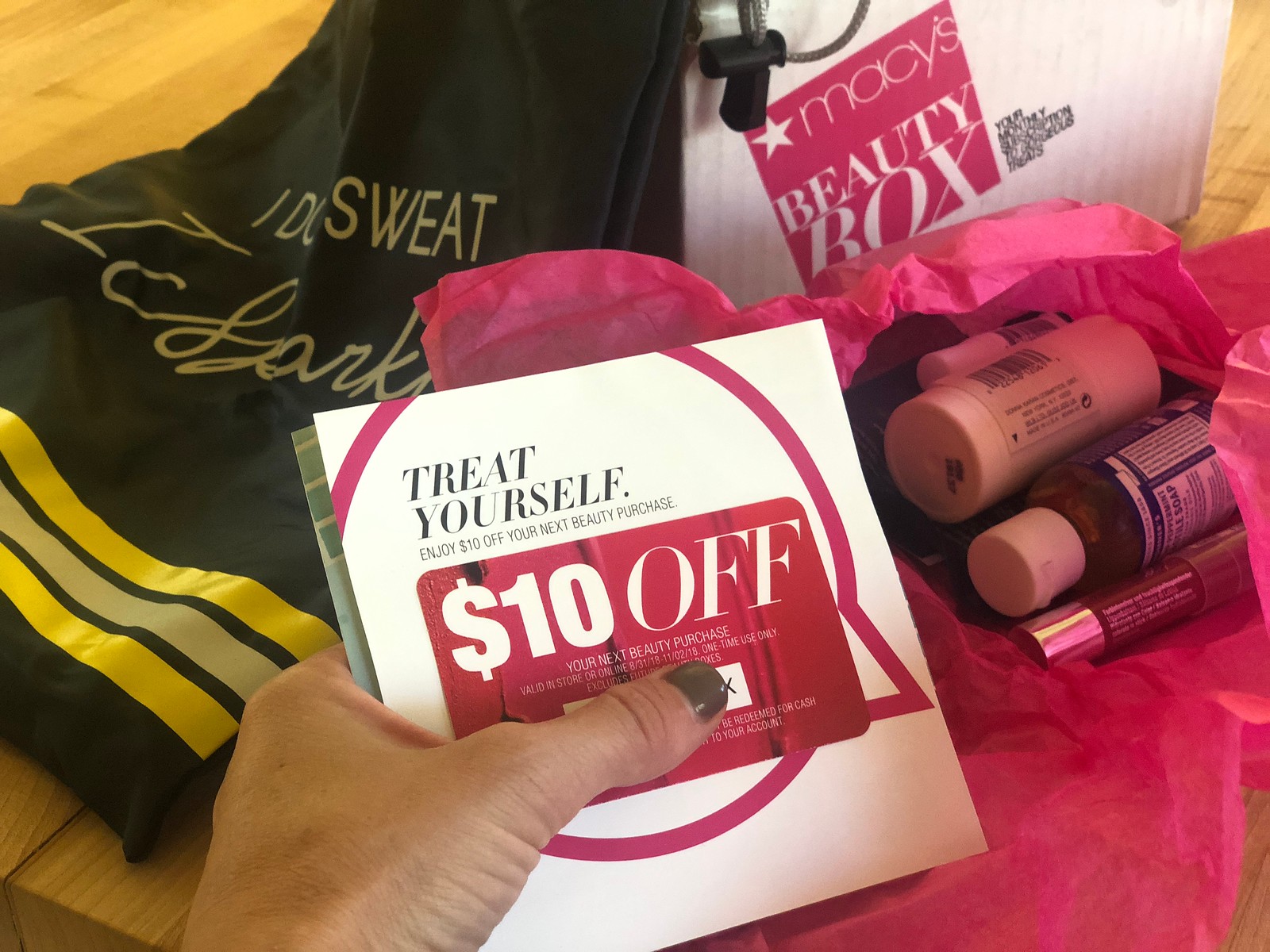 Keto snacks, activewear, and beauty samples deals! Macy's Coupon 