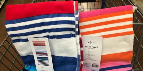 Mainstays Large Beach Towels Possibly as Low as $1.50 at Walmart