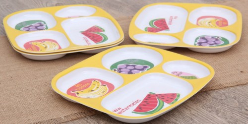 Walmart.com: Mainstays Melamine Divided Dinner Plates 4-Pack Only $3.99 & More