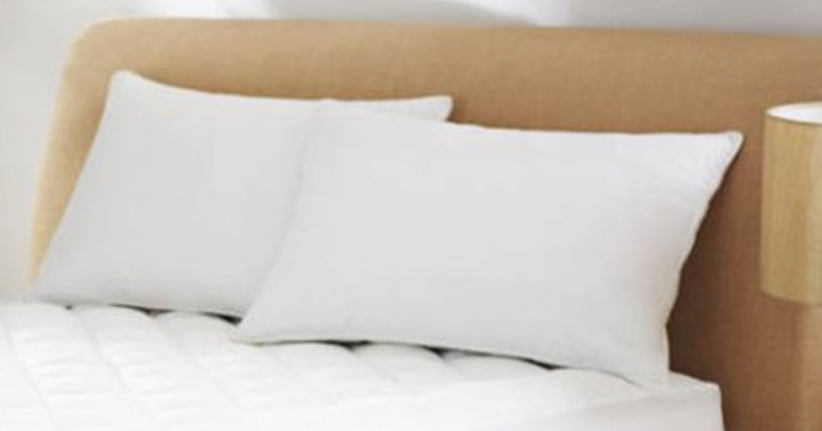 Mainstays Microfiber Pillow Twin Pack Only 5.60 (Just 2.