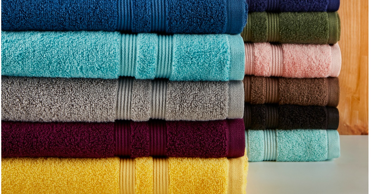 Mainstays Solid Performance 6-Piece Towel Sets as Low as $6.48 at ...
