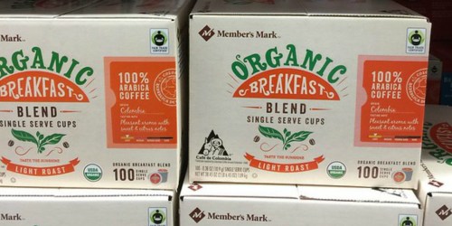 Sam’s Club Member’s Mark Organic K-Cups 100-Count Only $32.98 (Just 33¢ Per K-Cup)