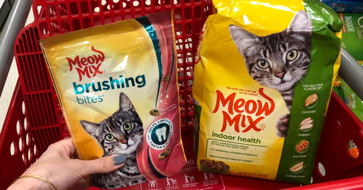 meow mix cat food target