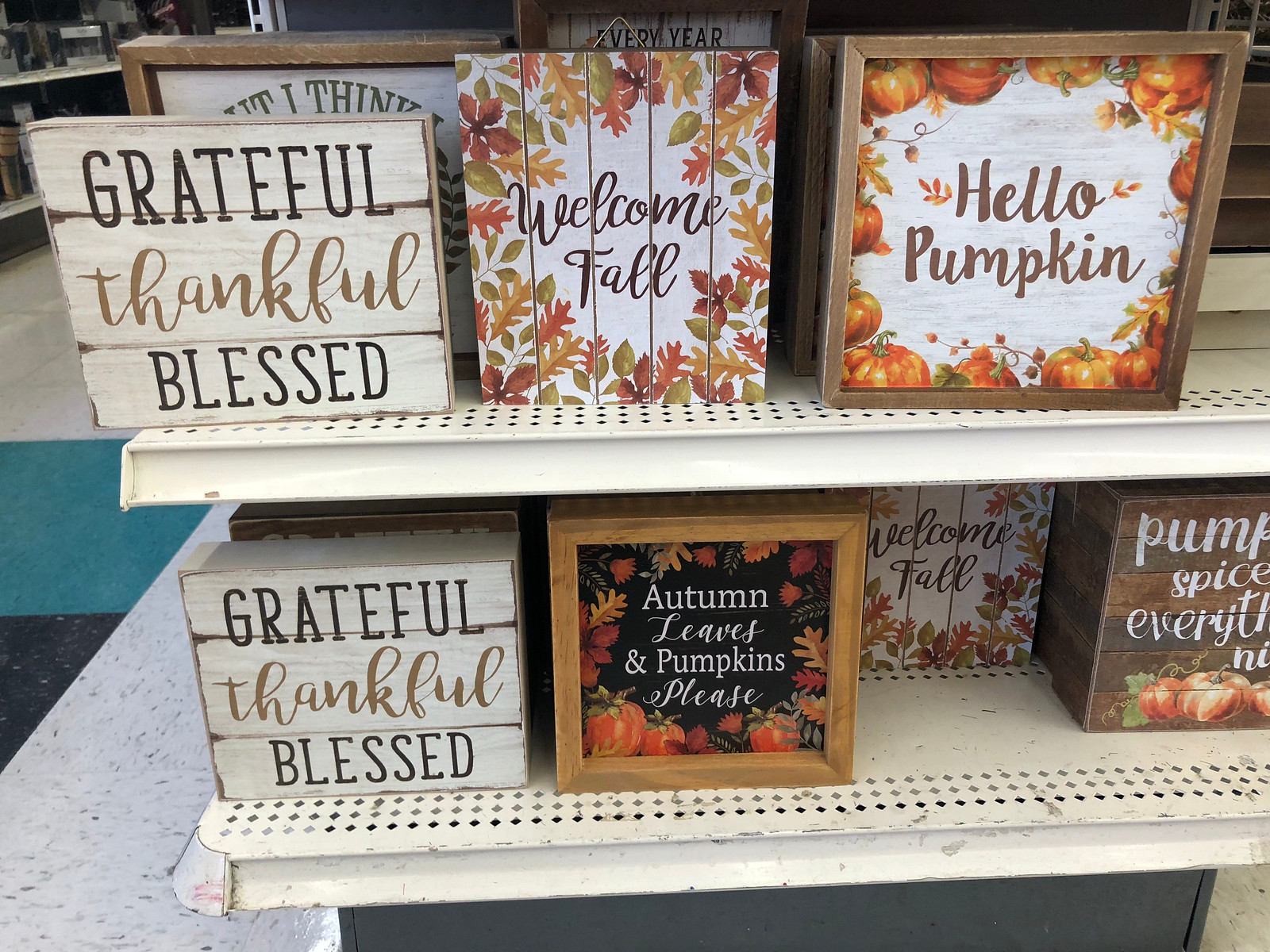 Fall Home Decor Signs Only $5 at Michaels (Regularly $10 ...