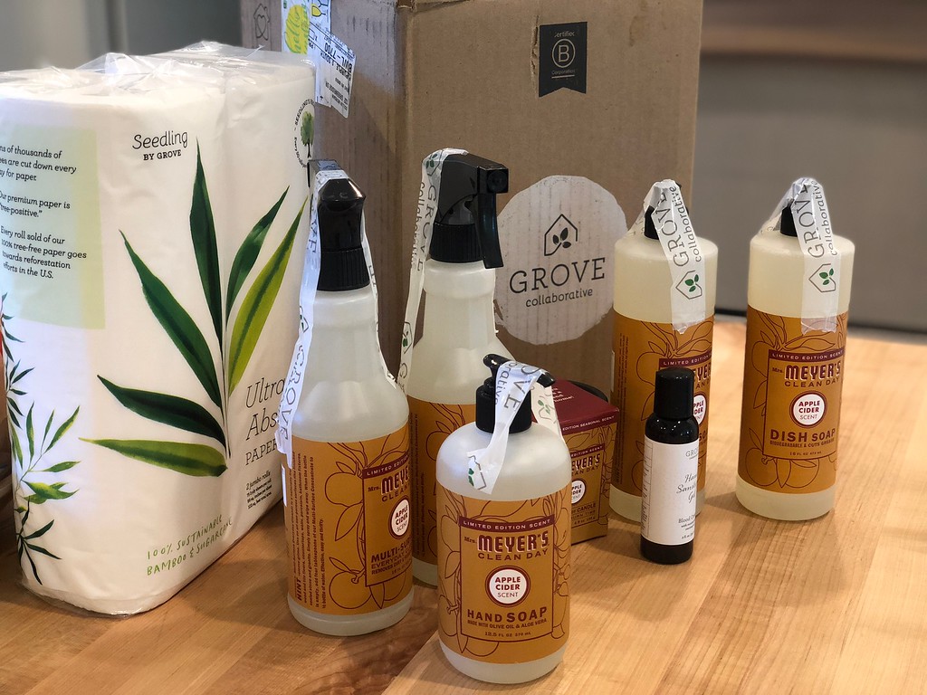 Get a free mrs meyers gift set from Grove Collaborative, including Fall Edition Scents