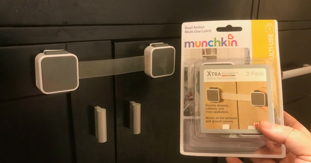 Munchkin Xtra guard Dual Action Multi Use Latches 2 Count Each 
